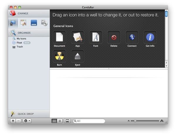 Candybar and Docker: Complete customization of Mac OS X Dock and iCons?